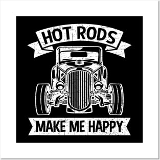 Hot Rod Vintage Car Posters and Art